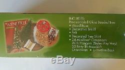 Westrim Beaded Mini Pre-Assembled Christmas Tree Kit Collectible NEW