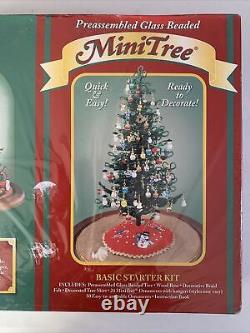 Westrim PreAssembled Beaded Mini Christmas Tree Basic Stater Kit Bland New