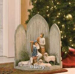 Willow Tree The Christmas Story Nativity Set Large Scale Size F/ Shipping