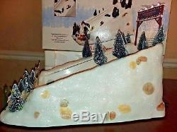 Winter Wonderland Half Pipe Rare Mr Christmas Snowboarding Xmas Decoration 9/10