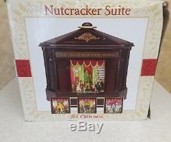 Wood Theater Nutcracker Suite Music Box Mr. Christmas New In Open Box