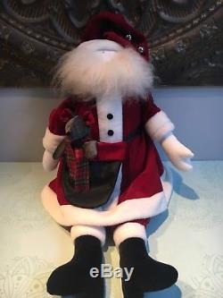 Woof & Poof Limited Edition Rare Vintage Santa Claus Euc 2005