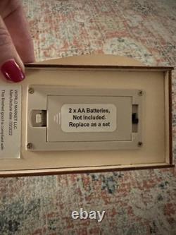 World Market 2022 Laser Cut Wood MCM House LED Scottie Dogs Christmas Carport