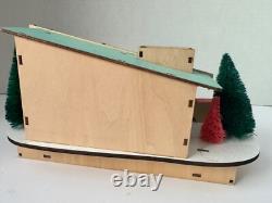 World Market Laser Cut Wood Mid Century Modern House LED Holiday Decor NWT 2020 World Market Laser Cut Wood Mid Century Modern House LED Holiday Decor NWT 2020