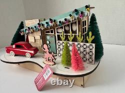 World Market Laser Cut Wood Mid Century Modern House LED Holiday Decor NWT 2020 World Market Laser Cut Wood Mid Century Modern House LED Holiday Decor NWT 2020
