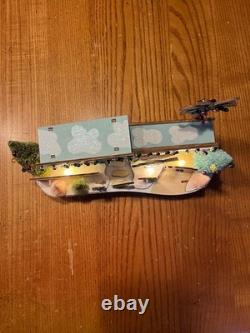 World Market Laser Cut Wood Mid Century Modern House Scotty dogs LED 2022