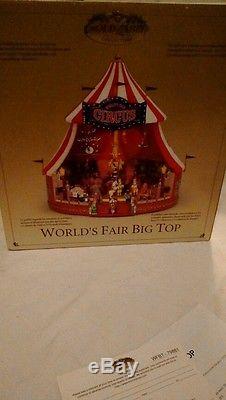 World's Fair Mr. Christmas -Big Top -Gold Label With Box NICE